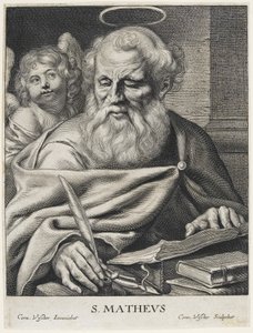 聖マタイ 作： Cornelis Visscher